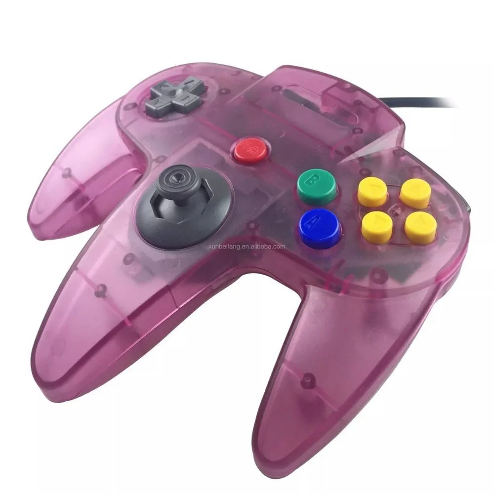 Retro-Bit N64® Controller - Transparent Purple
